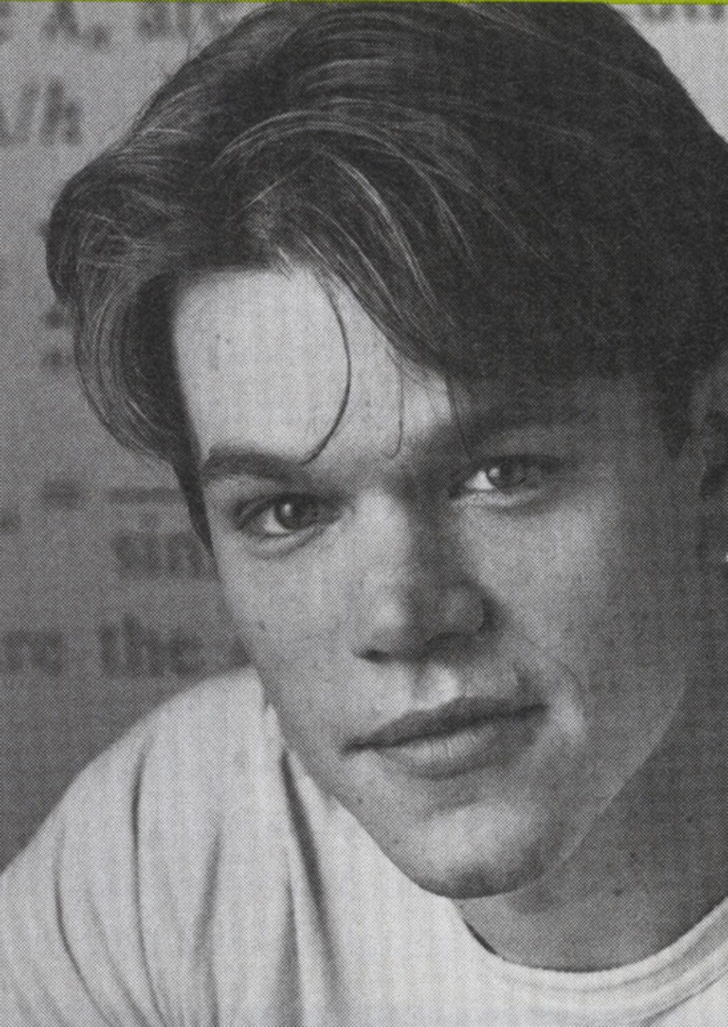 frygt etikette Tilbud Matt Damon: Good Will Hunting - BOMB Magazine