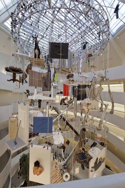 Maurizio Cattelan installation