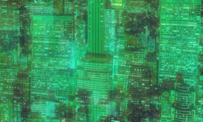Green Cityscape Banner